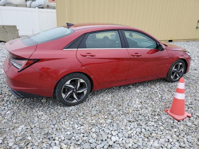 KMHLN4AJ9NU024287 - 2022 HYUNDAI ELANTRA LIMITED RED photo 3