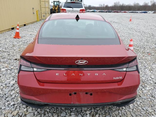 KMHLN4AJ9NU024287 - 2022 HYUNDAI ELANTRA LIMITED RED photo 6