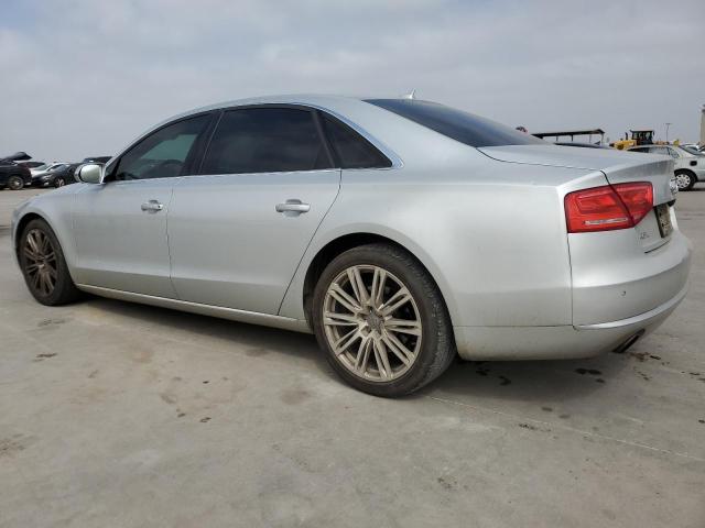 WAURGAFD0EN011252 - 2014 AUDI A8 L QUATTRO SILVER photo 2