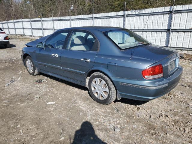 KMHWF25S85A182137 - 2005 HYUNDAI SONATA GL TEAL photo 2