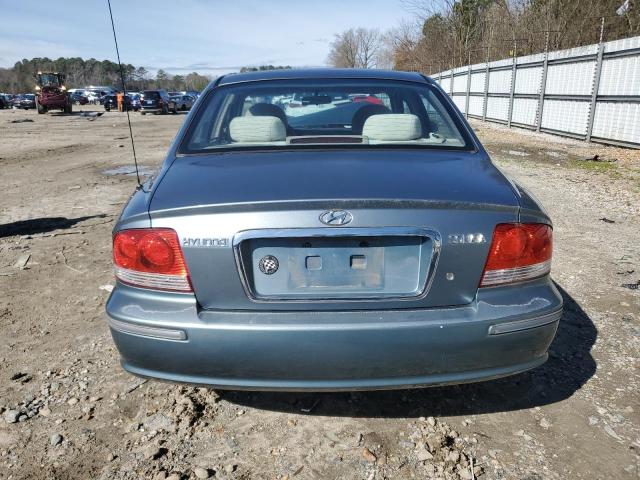 KMHWF25S85A182137 - 2005 HYUNDAI SONATA GL TEAL photo 6