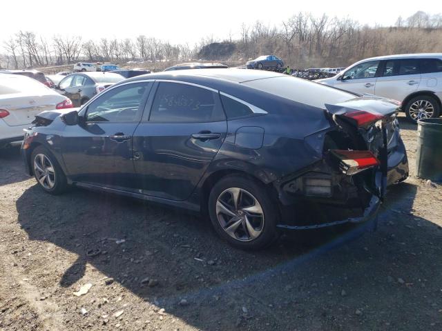 2HGFC2F67KH563913 - 2019 HONDA CIVIC LX GRAY photo 2