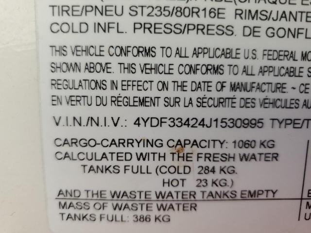 4YDF33424J1530995 - 2018 SPRINTER 2500 SPRIN WHITE photo 10