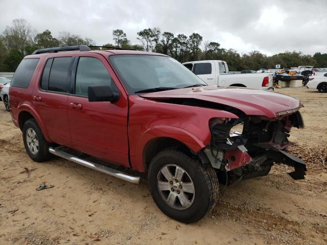 1FMEU63E29UA27772 - 2009 FORD EXPLORER XLT BURGUNDY photo 4