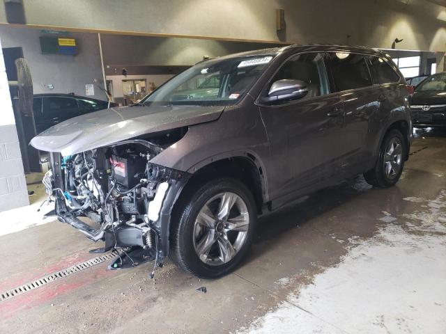 5TDDZRFH5KS741432 - 2019 TOYOTA HIGHLANDER LIMITED GRAY photo 1