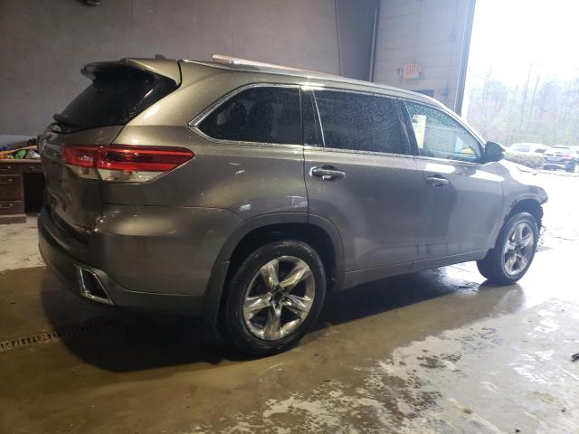 5TDDZRFH5KS741432 - 2019 TOYOTA HIGHLANDER LIMITED GRAY photo 3