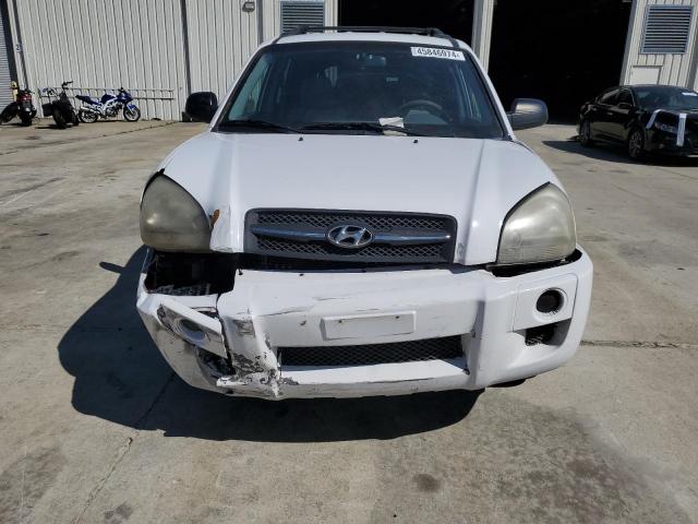 KM8JM12B25U110038 - 2005 HYUNDAI TUCSON GL WHITE photo 5