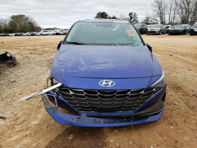 KMHLP4AG9PU538786 - 2023 HYUNDAI ELANTRA LIMITED BLUE photo 5