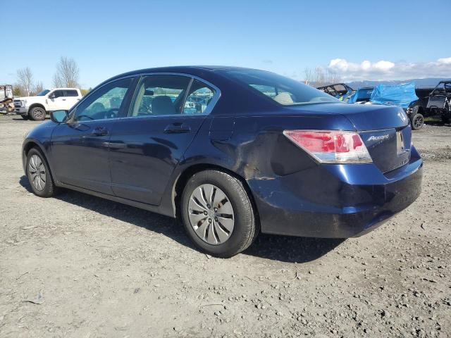 1HGCP26368A151227 - 2008 HONDA ACCORD LX BLUE photo 2