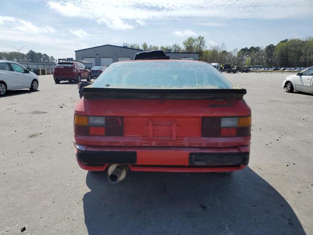 WP0AA0947GN456419 - 1986 PORSCHE 944 RED photo 6