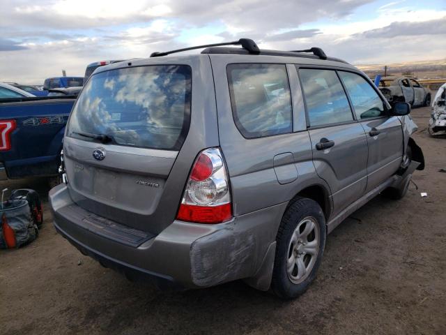 JF1SG63656H719316 - 2006 SUBARU FORESTER 2.5X GRAY photo 3