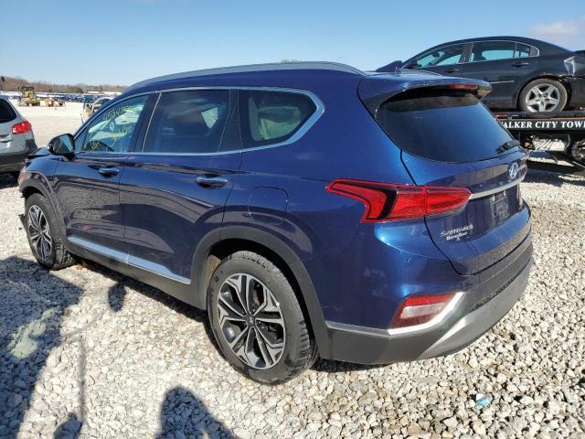 5NMS3CAAXLH207251 - 2020 HYUNDAI SANTA FE SEL BLUE photo 2