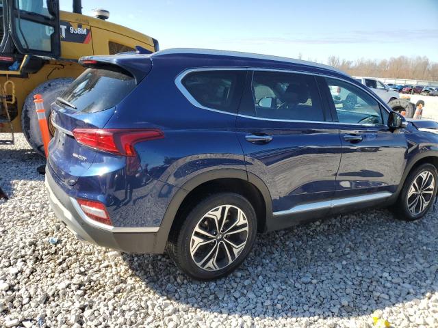 5NMS3CAAXLH207251 - 2020 HYUNDAI SANTA FE SEL BLUE photo 3