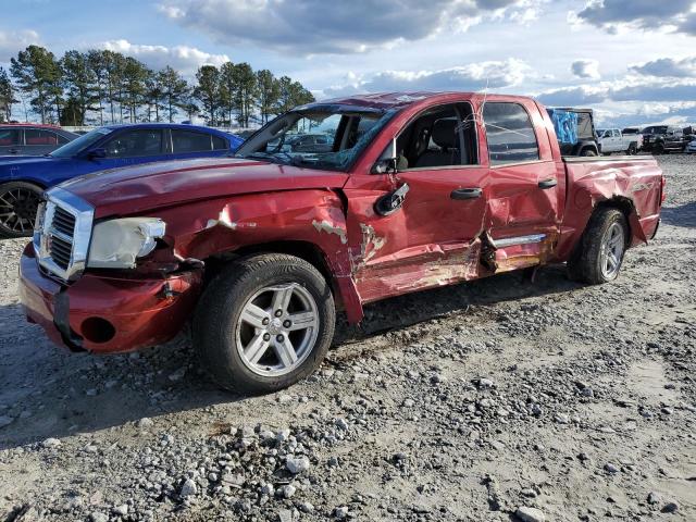 1D7HW28K87S270889 - 2007 DODGE DAKOTA QUAD RED photo 1