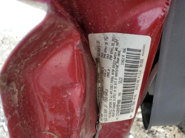 1D7HW28K87S270889 - 2007 DODGE DAKOTA QUAD RED photo 12