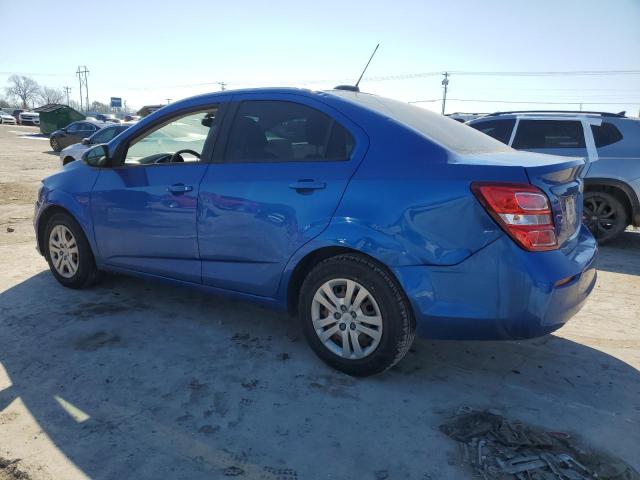 1G1JB5SH5H4164081 - 2017 CHEVROLET SONIC LS BLUE photo 2