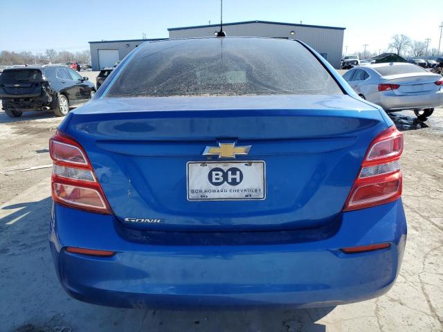 1G1JB5SH5H4164081 - 2017 CHEVROLET SONIC LS BLUE photo 6