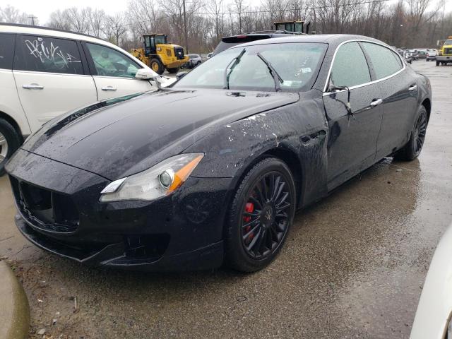 ZAM56RRA8E1095652 - 2014 MASERATI QUATTROPOR S BLACK photo 1