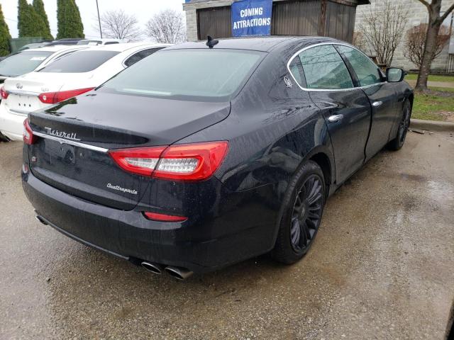 ZAM56RRA8E1095652 - 2014 MASERATI QUATTROPOR S BLACK photo 3