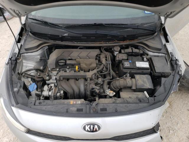 3KPA24AD2LE343606 - 2020 KIA RIO LX SILVER photo 11