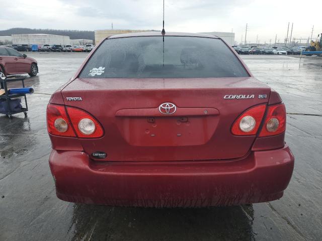 1NXBR30E25Z473048 - 2005 TOYOTA COROLLA CE MAROON photo 6