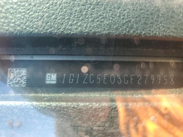 1G1ZC5E03CF279958 - 2012 CHEVROLET MALIBU 1LT SILVER photo 12