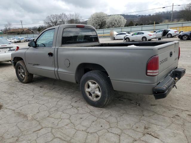 1B7FL26P3WS586160 - 1998 DODGE DAKOTA GRAY photo 2