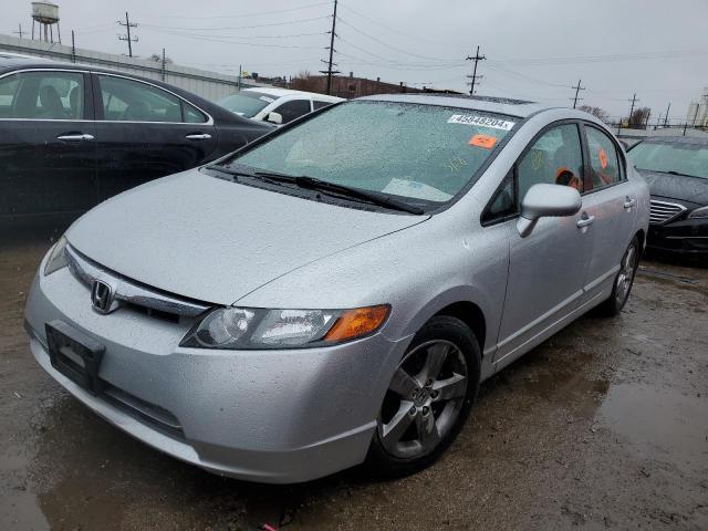 1HGFA16888L029039 - 2008 HONDA CIVIC EX SILVER photo 1