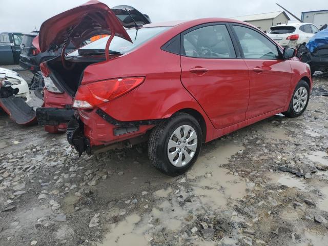 KMHCT4AE1GU078291 - 2016 HYUNDAI ACCENT SE RED photo 3