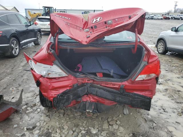 KMHCT4AE1GU078291 - 2016 HYUNDAI ACCENT SE RED photo 6