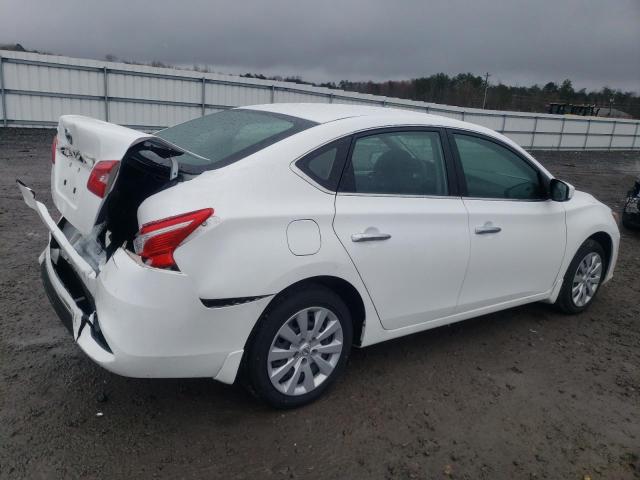 3N1AB7AP7KY457385 - 2019 NISSAN SENTRA S WHITE photo 3