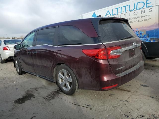 5FNRL6H51KB134795 - 2019 HONDA ODYSSEY EX MAROON photo 2