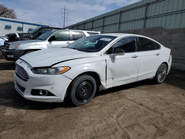 3FA6P0K91DR348208 - 2013 FORD FUSION TITANIUM WHITE photo 1