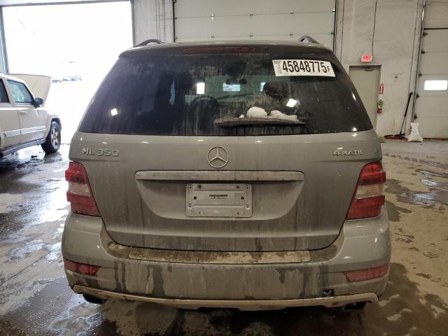 4JGBB8GB6BA737141 - 2011 MERCEDES-BENZ ML 350 4MATIC GRAY photo 6