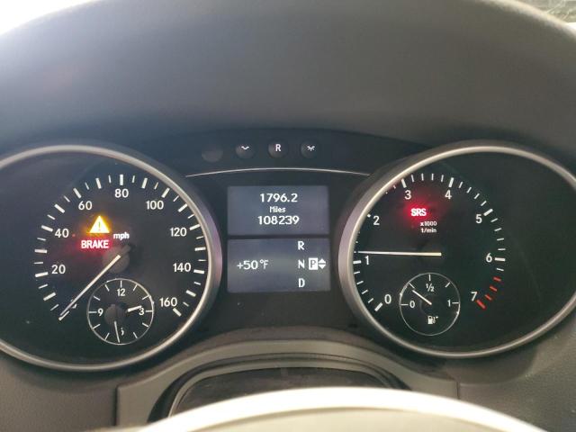 4JGBB8GB6BA737141 - 2011 MERCEDES-BENZ ML 350 4MATIC GRAY photo 9