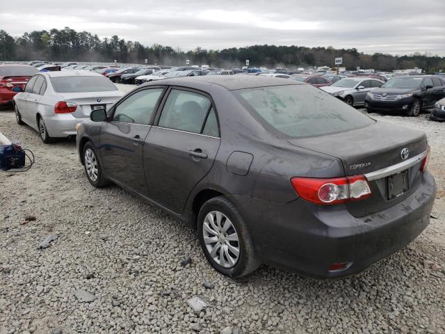 5YFBU4EE3DP146641 - 2013 TOYOTA COROLLA BASE GRAY photo 2