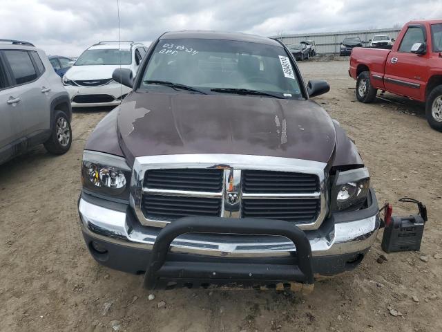 1D7HW42NX5S220975 - 2005 DODGE DAKOTA SLT BROWN photo 5