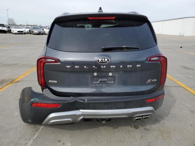 5XYP6DHCXLG064676 - 2020 KIA TELLURIDE S CHARCOAL photo 6