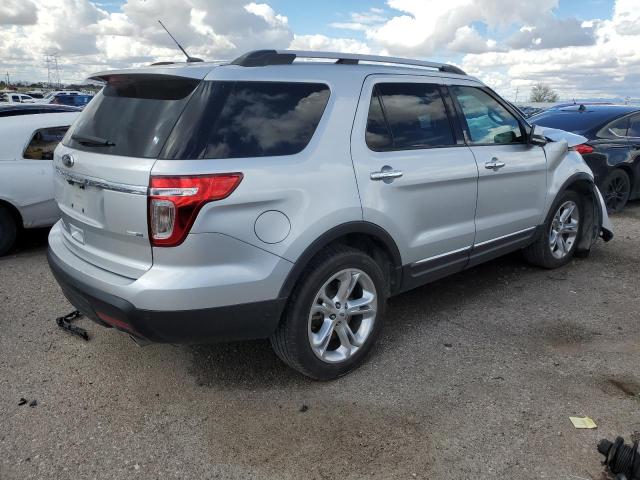 1FM5K8F86EGC59307 - 2014 FORD EXPLORER LIMITED SILVER photo 3