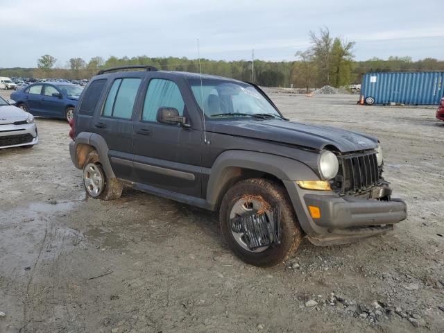 1J4GL48K16W272981 - 2006 JEEP LIBERTY SPORT GRAY photo 4