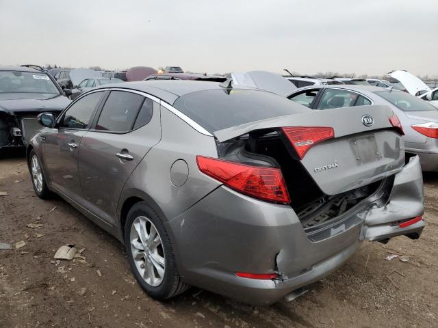 5XXGN4A78CG005386 - 2012 KIA OPTIMA EX GRAY photo 2