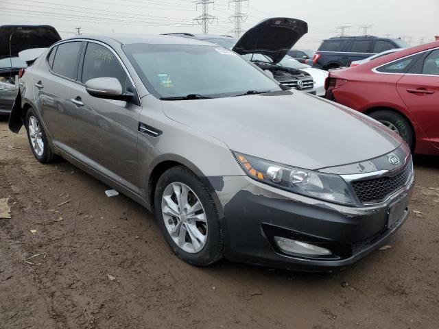 5XXGN4A78CG005386 - 2012 KIA OPTIMA EX GRAY photo 4