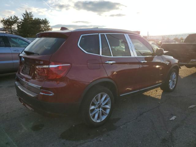 5UXWX5C53BL707197 - 2011 BMW X3 XDRIVE28I RED photo 3