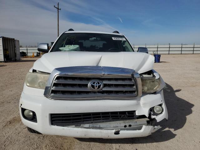 5TDZY68A18S007256 - 2008 TOYOTA SEQUOIA LIMITED WHITE photo 5