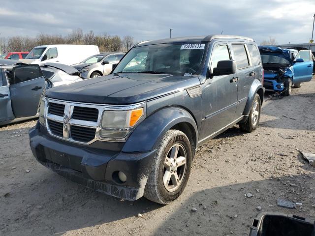 1D8GT28K58W270746 - 2008 DODGE NITRO SXT BLUE photo 1