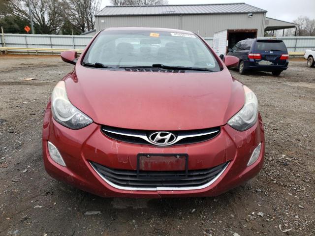 5NPDH4AE9DH404130 - 2013 HYUNDAI ELANTRA GLS RED photo 5