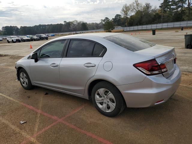 19XFB2F58FE006356 - 2015 HONDA CIVIC LX SILVER photo 2