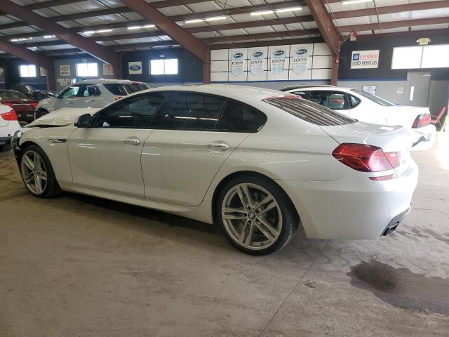 WBA6B4C54FD761440 - 2015 BMW 650 XI GRAN COUPE WHITE photo 2