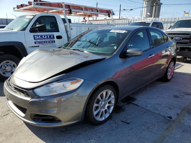 1C3CDFCH4DD293457 - 2013 DODGE DART LIMITED GRAY photo 1