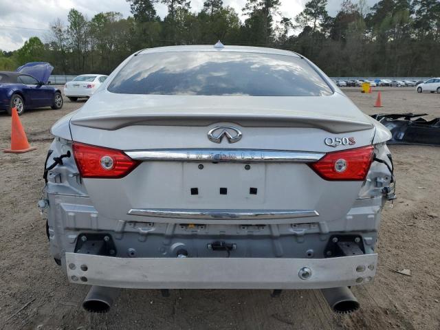 JN1FV7AP1GM421151 - 2016 INFINITI Q50 RED SPORT 400 SILVER photo 6